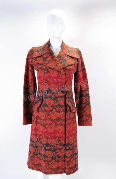St. Laurent Rive Gauche Brocade Style Coat (1 of 4)