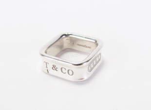 T Co 925 T Co 17 Square Sterling Silver Ring Jan 19 Antique Arena Inc In Ny T Co 925 T Co 17 Square Sterling Silver Ring Jan 19 Antique Arena Inc In Ny