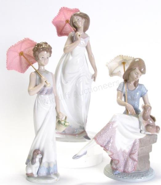 Three Lladro Porcelain Figures (1 of 9)