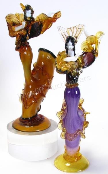 Pair of Venetian Glass Figures (1 of 3)