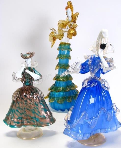 Group of Venetian Glass Figures (1 of 4)