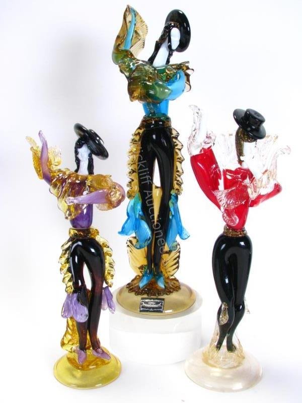 Group of Venetian Glass Figures (1 of 5)