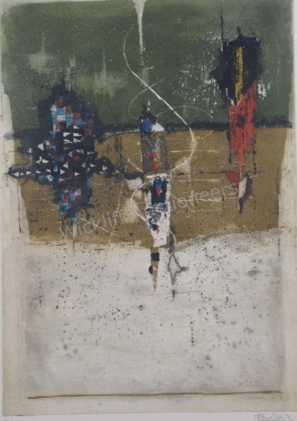 Limited Edition Etching, Johnny Friedlander (1 of 4)