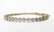 14K Yellow Gold 3ct+ Diamond Line Bracelet