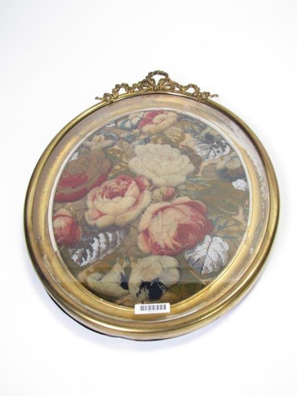 Victorian Tapestry Floral Wall Hanging (1 of 4)