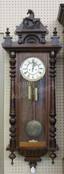 Gustav Becker Vienna Regulator Wall Clock (1 of 3)