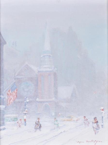 Johann Berthelsen 16x12 O/C "St. James Church" (1 of 5)