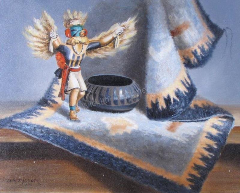 Sue Krzyston 16x20 O/C "Feather Patterns" (1 of 4)