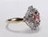 14K Gold Pink Tourmaline, Diamond Ring - 2