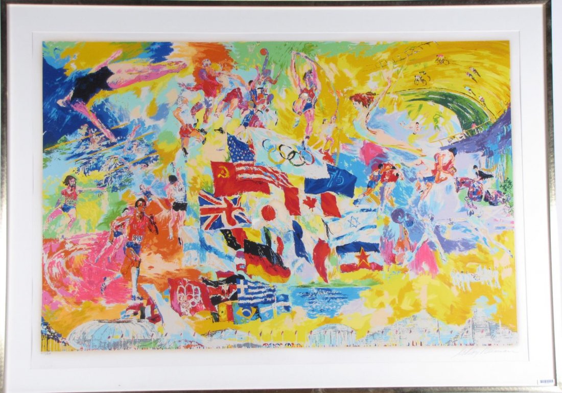 Leroy Neiman Serigraph “Games of the XXI Olymp..." (1 of 4)