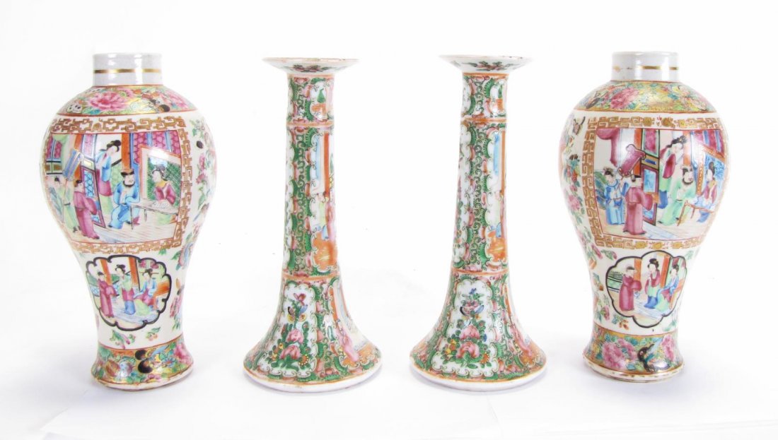 Group of Antique Famille Rose Porcelain (1 of 10)