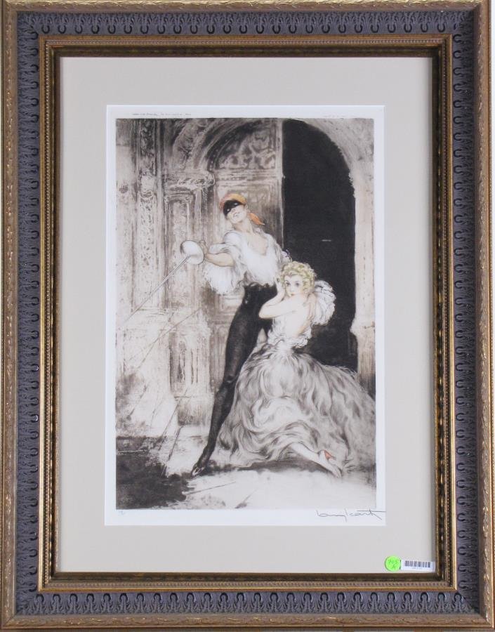 Louis Icart Limited Edition Etching, "Don Juan" (1 of 3)