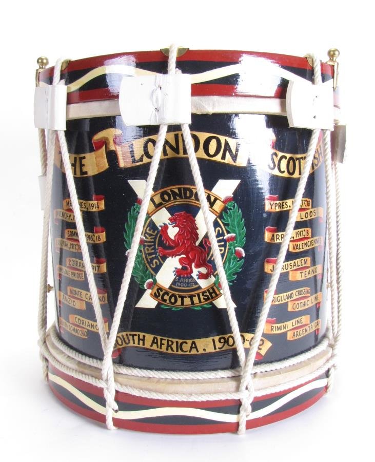 Parade Drum of the London Scottish Regiment (1 of 8)