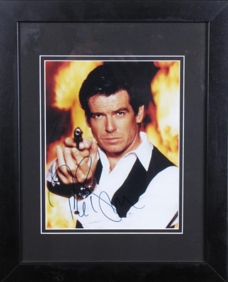 Pierce Brosnan Signed Photo As James Bond (1 of 2)