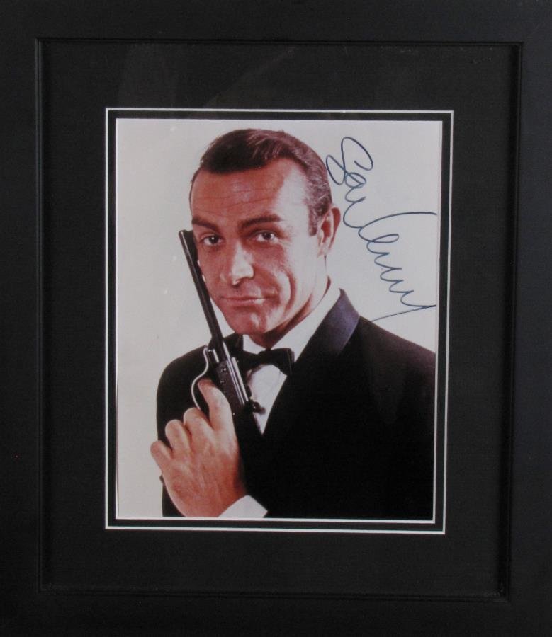 Sean Connery Signed Photo As James Bond (1 of 3)