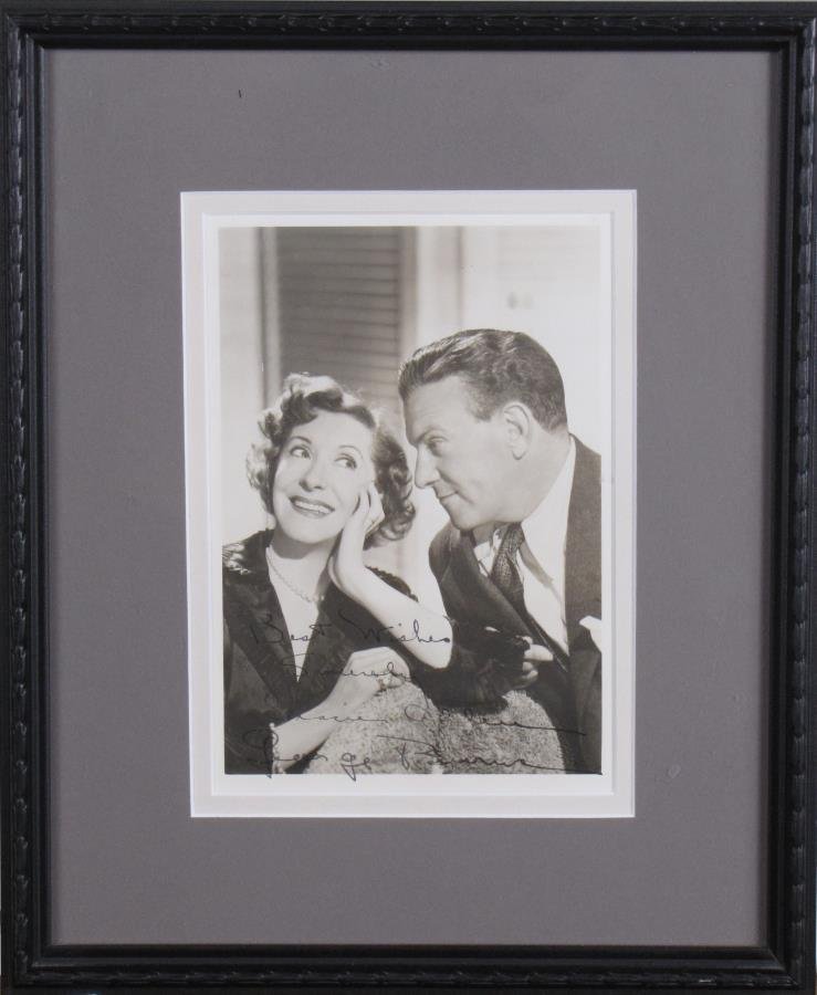 Gracie Allen, George Burns Signed Photograph (1 of 2)