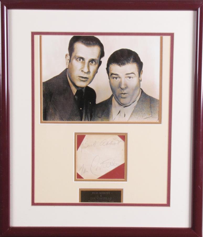 Bud Abbott, Lou Costello Historic Photo, Card (1 of 4)