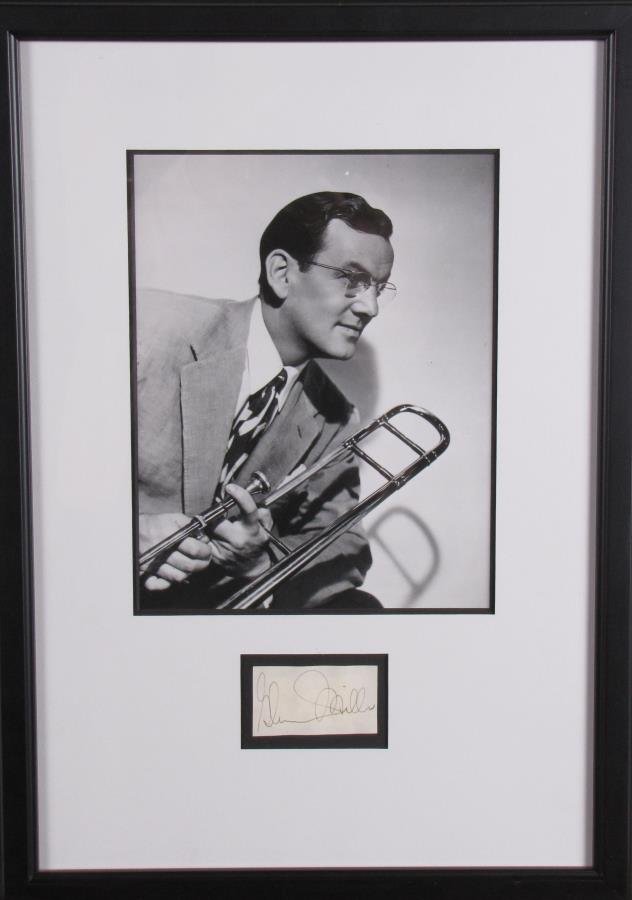 Glen Miller Historic Photo, Signature Card (1 of 3)