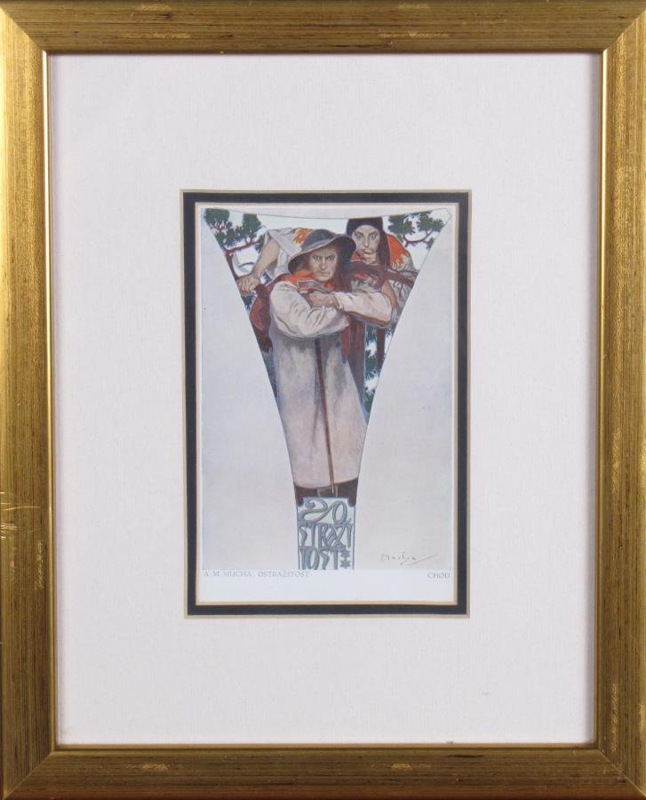 Alphonse Mucha Signed Print (1 of 3)