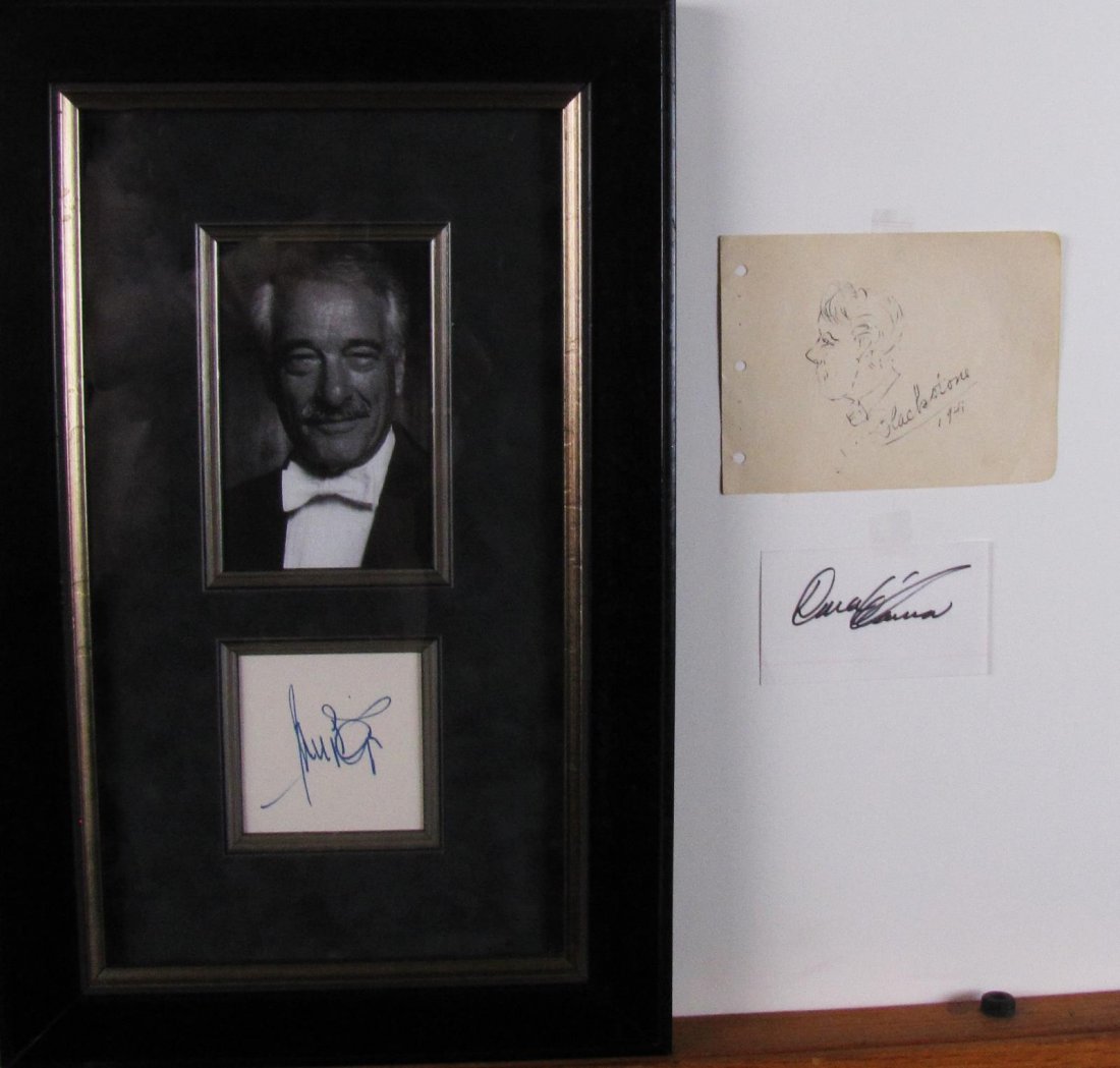 Victor Borge and Harry Blackstone Sr. Autographs (1 of 4)