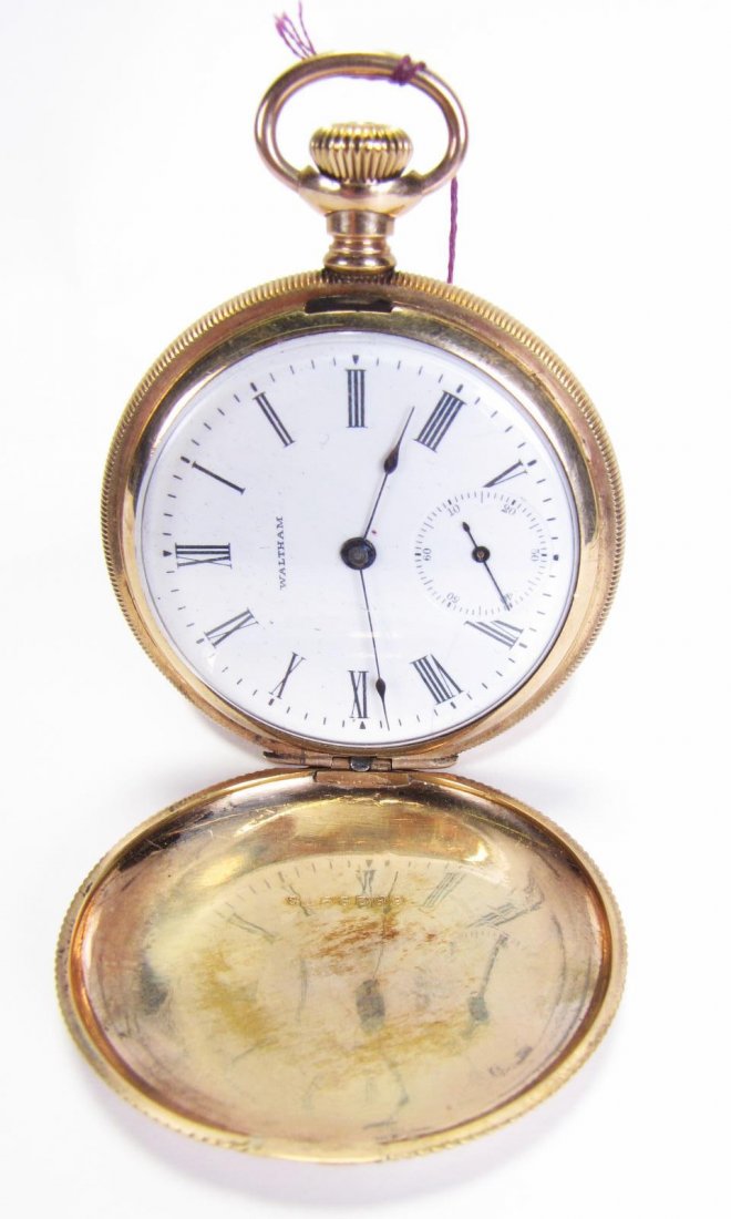 Waltham Model 1899 Hunter Pocket Watch (1 of 8)