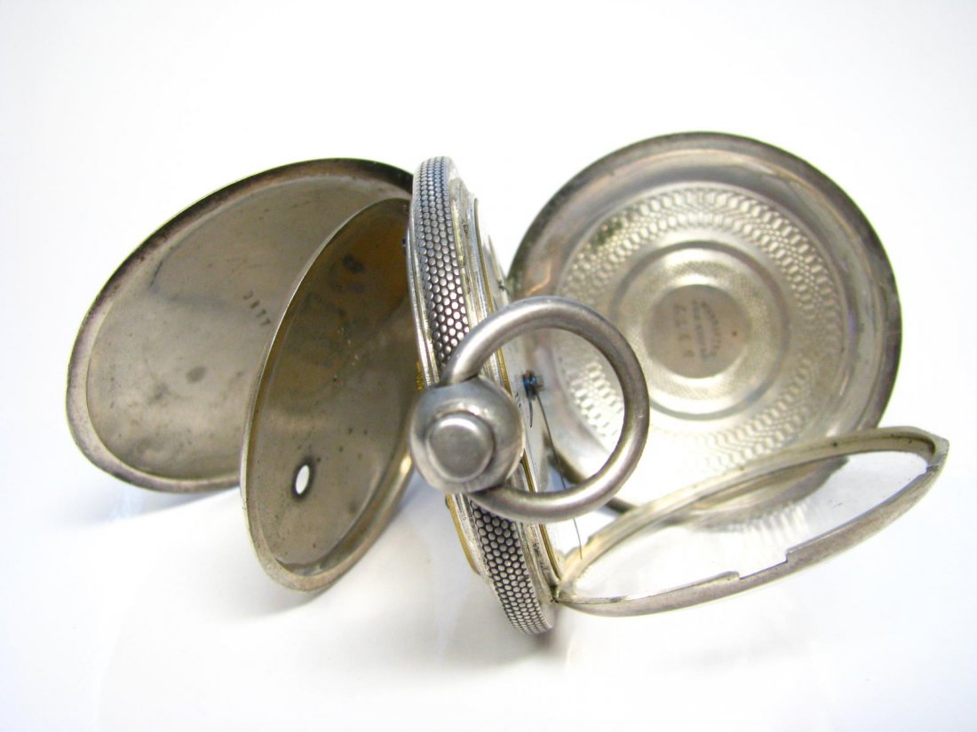 Antique American Watch Co. Coin Silver 1857 Watch (1 of 5)