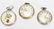 Three Elgin Pocket Watches