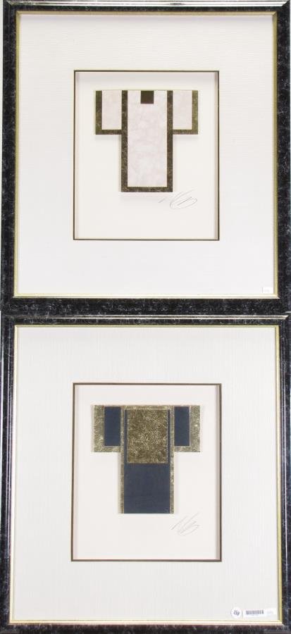 Two Framed Modern Art Constructs (1 of 5)