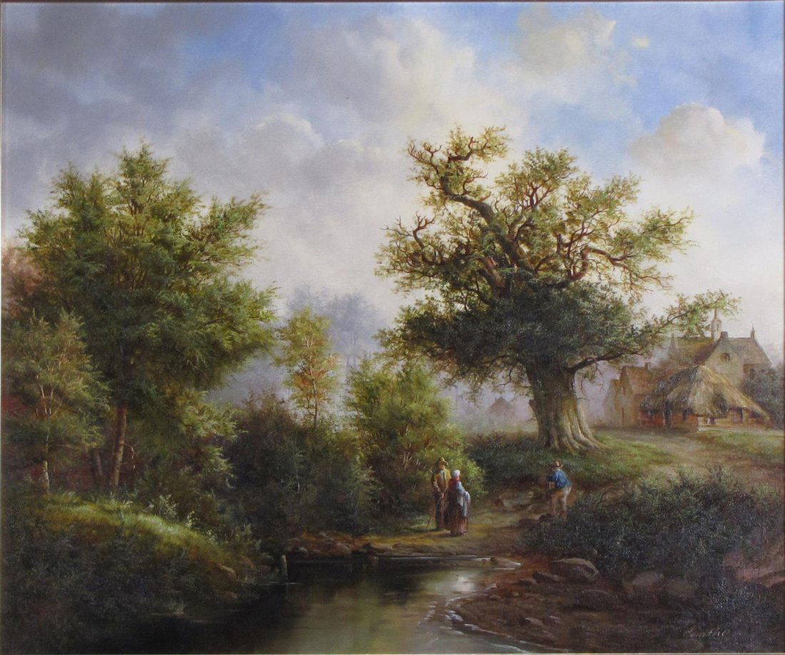 Eleonore Guinther 20x24 O/C Figures by Creek (1 of 4)