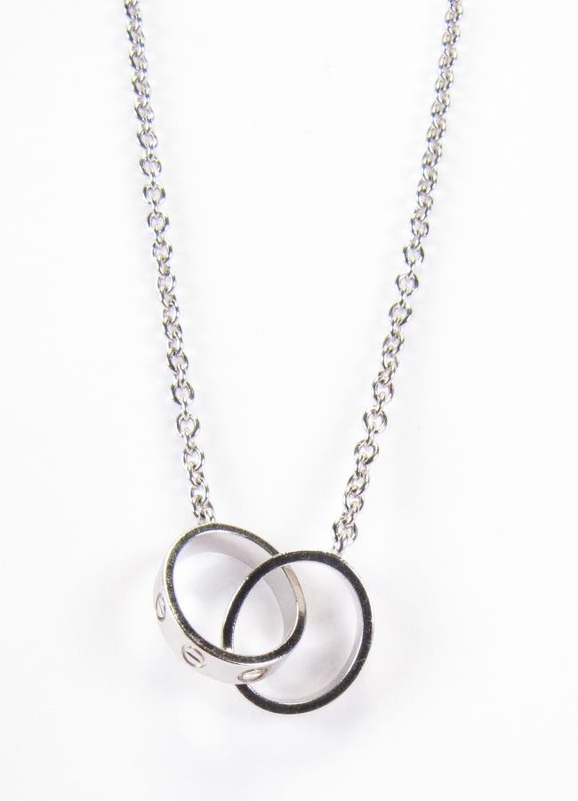 18K White Gold Cartier Love Necklace (1 of 3)