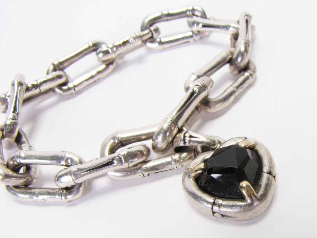 John Hardy Sterling, 18K Onyx Link Bracelet (1 of 3)