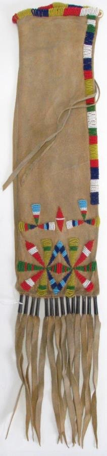 Southern Plains Apache Beaded Pipe Bag (1 of 4)