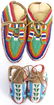 Two Pair of Sioux Indian Beaded Moccasins