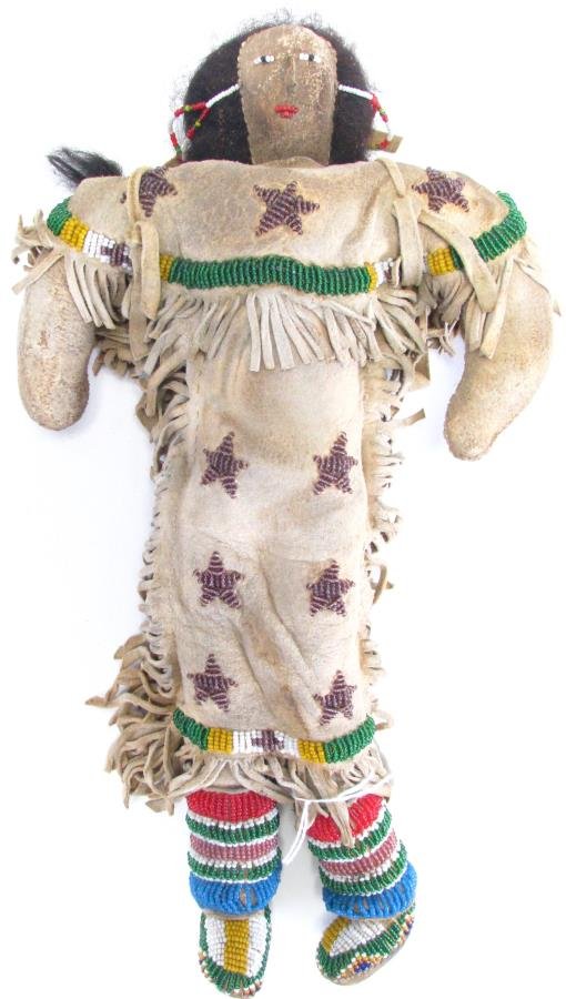 Plains Indian Doll with Baby and Cradle Board (1 of 5)