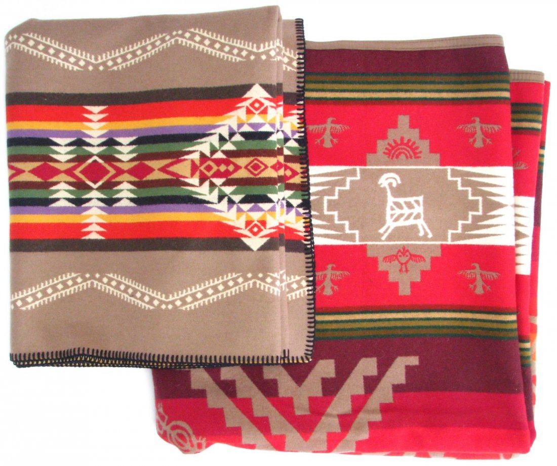 Native American Style Wool Blanket and Shawl (1 of 3)