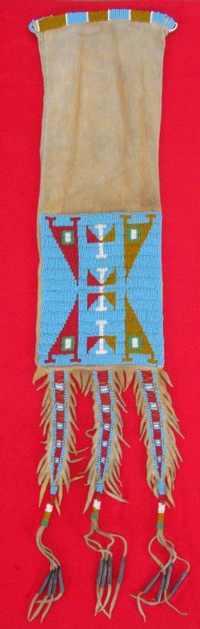 Plains Indian Beaded Pipe Bag (1 of 4)