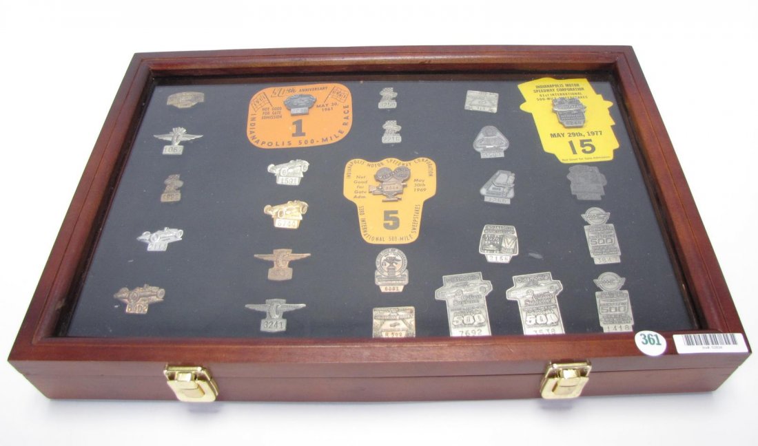 Collection of Vintage Indianapolis 500 Pit Badges (1 of 7)