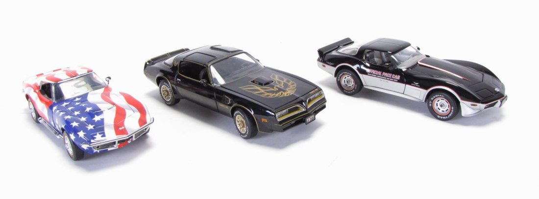Three Franklin Mint Die Cast Cars (1 of 4)