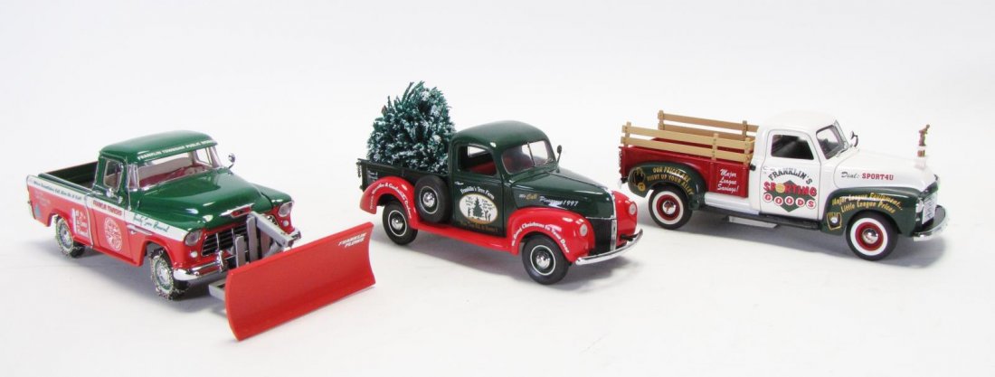 Three Franklin Mint Die Cast Trucks (1 of 4)