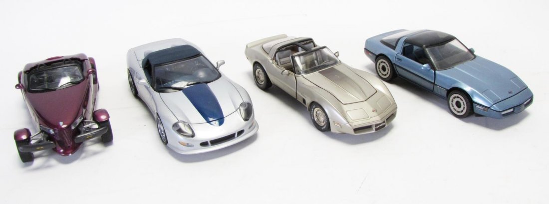 Four Danbury and Franklin Mint Die Cast Cars (1 of 3)