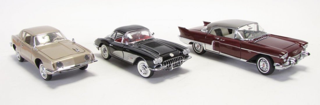 Three Franklin Mint Die Cast Cars (1 of 5)