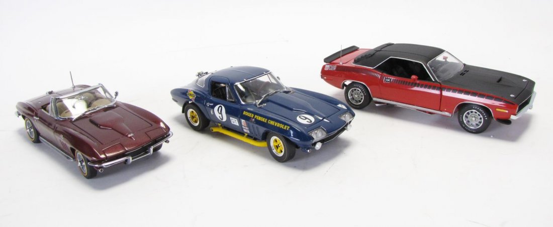 Three Danbury and Franklin Mint Die Cast Cars (1 of 4)