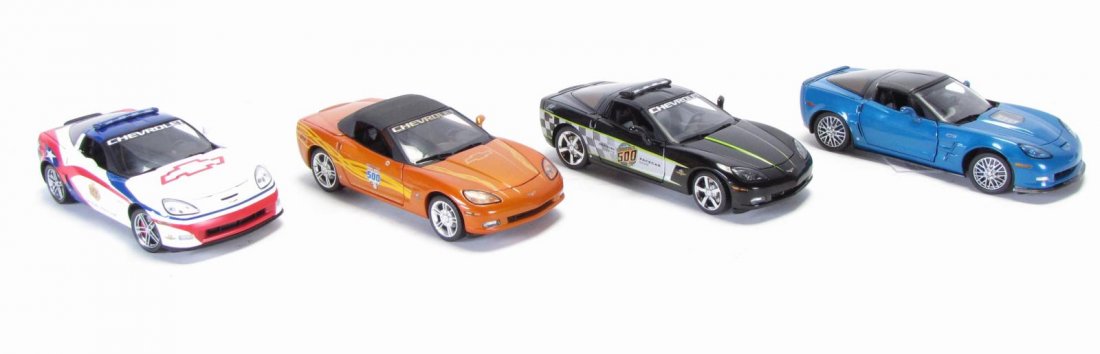 Four Franklin Mint Die Cast Cars (1 of 5)