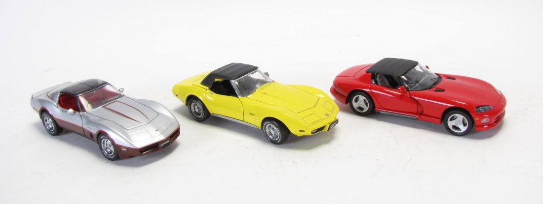 Three Die Cast Cars (1 of 4)