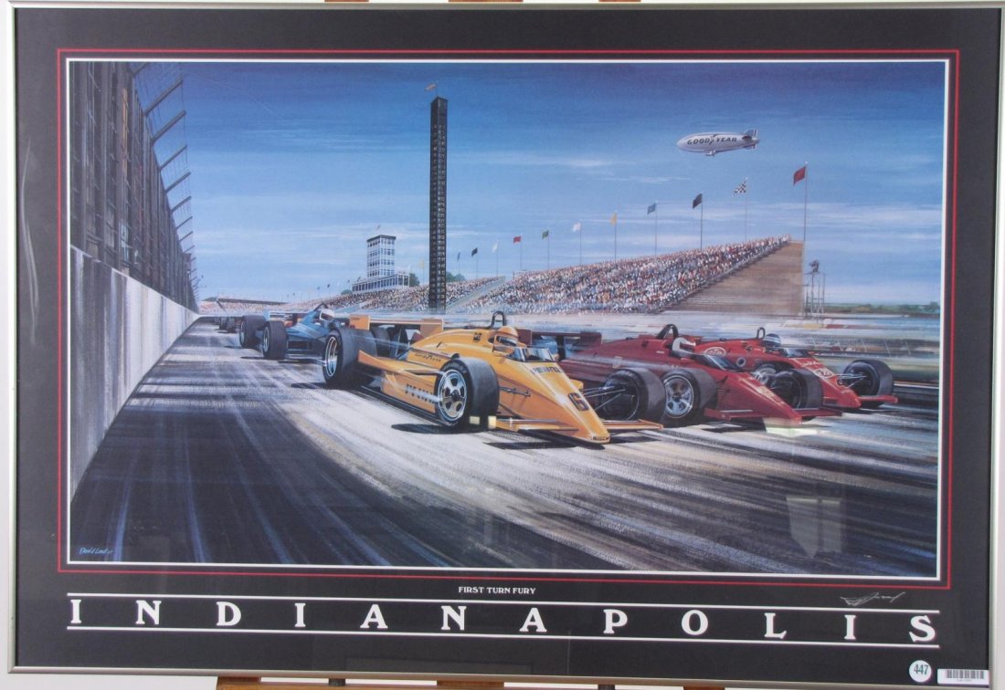 David Lord Indianapolis 500 Signed Poster (1 of 4)