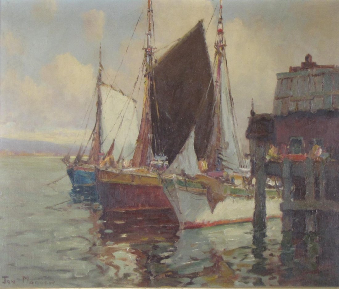 Jan Madden 25 x 30 O/C Fishing Schooners (1 of 3)