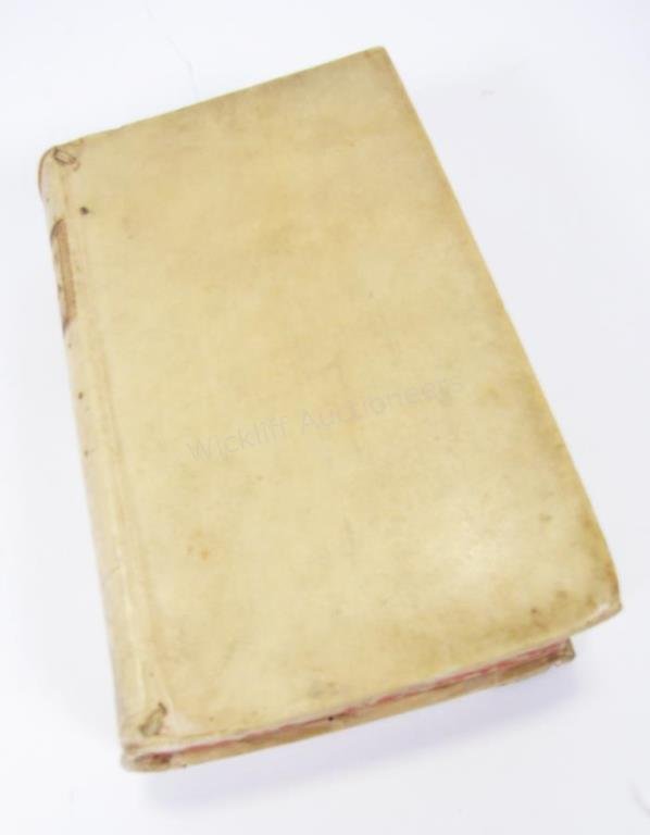 Antique Book, "Pontani Opera, Carmina" (1 of 4)