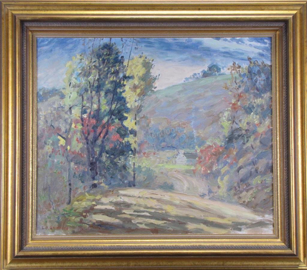 Louis O. Griffith 20x24 O/C Brown County Valley (1 of 3)