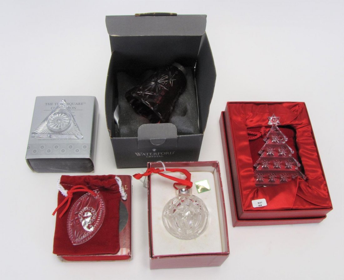 Group of Waterford Crystal Ornaments (1 of 7)