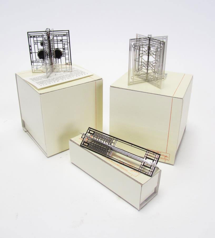 Three Frank Lloyd Wright Ornaments (1 of 6)